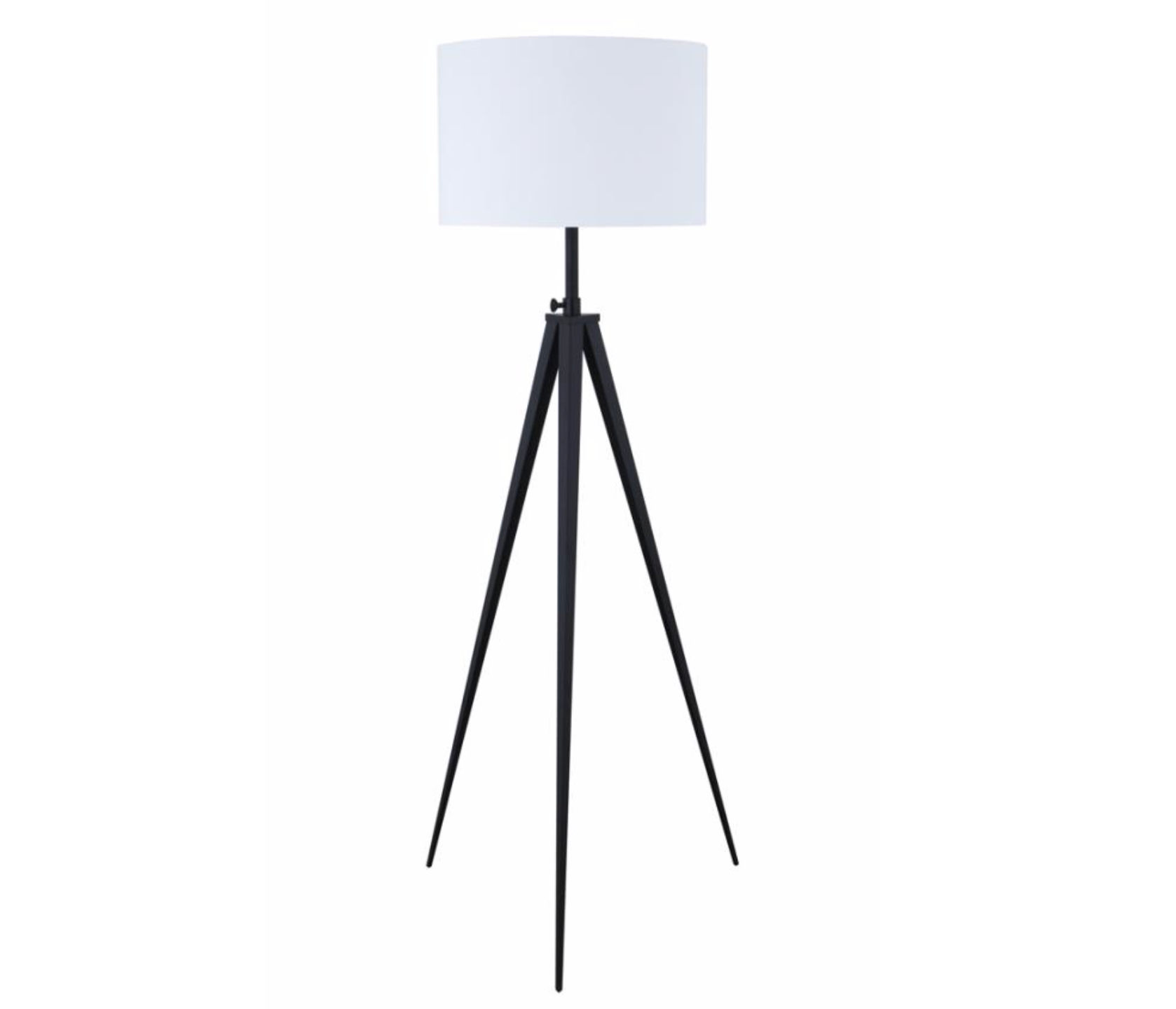 Tri pod black metal floor lamp allure co 